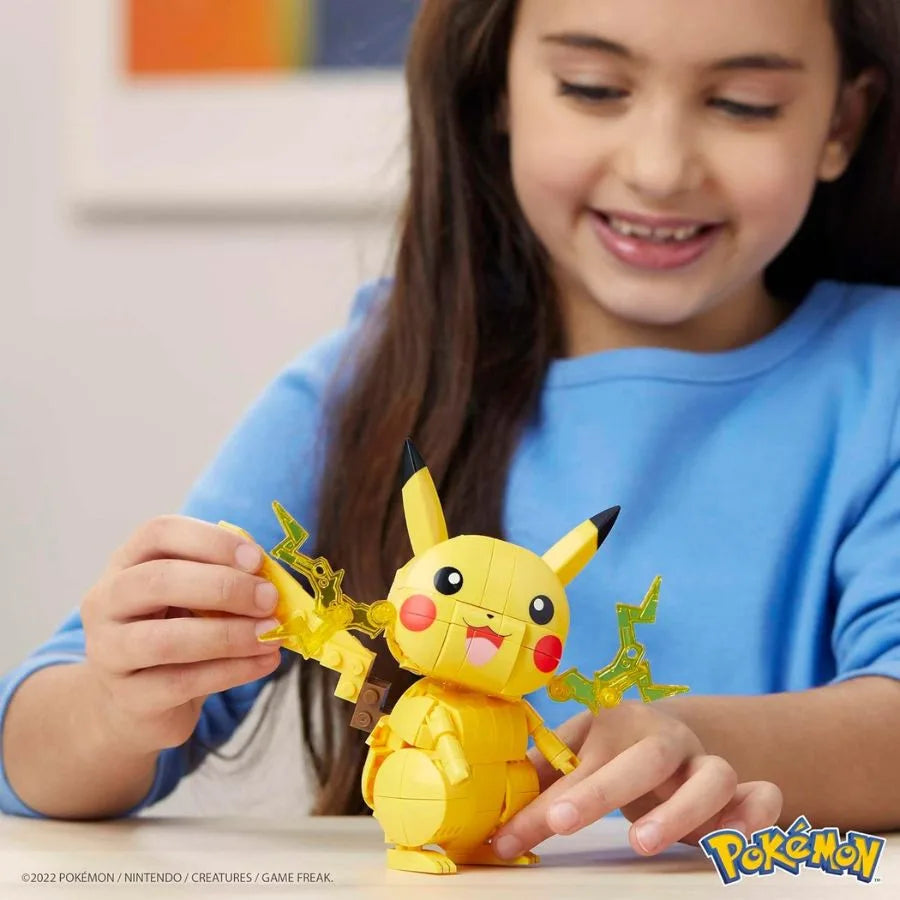 Pokémon Pikachu Assemblabile – Set Costruzioni 211 pezzi – MEGA | 26cm x 5cm x 26cm