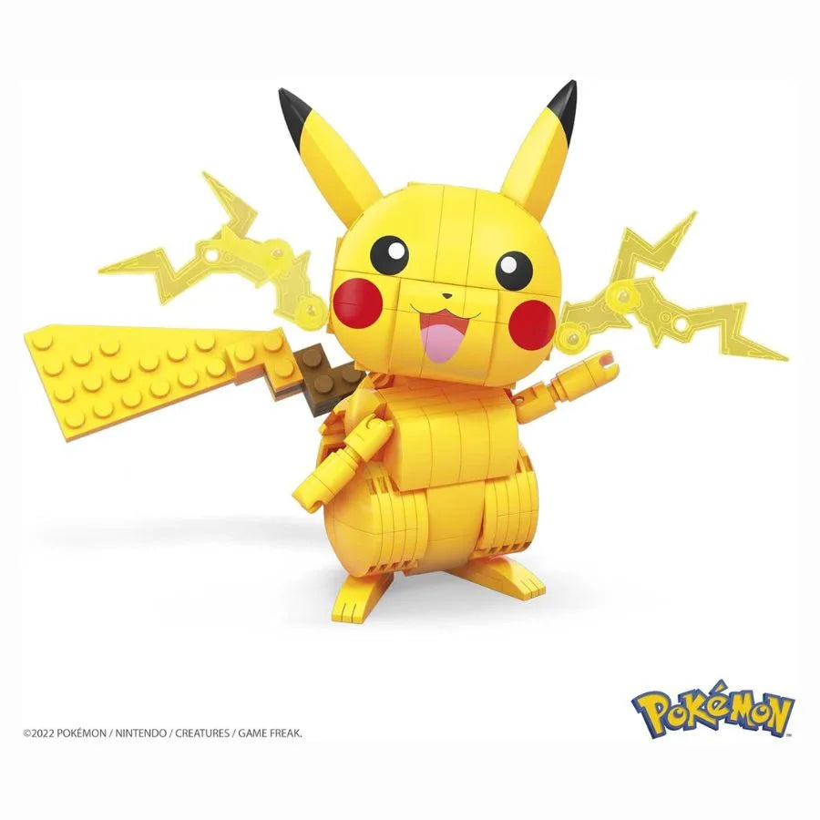 Pokémon Pikachu Assemblabile – Set Costruzioni 211 pezzi – MEGA | 26cm x 5cm x 26cm