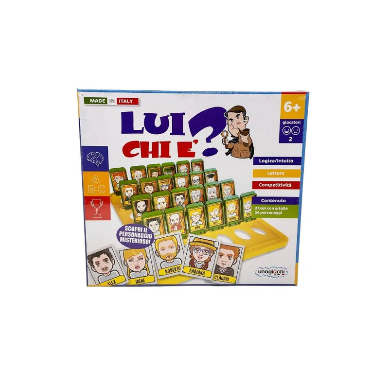Lui chi è - gioco da tavolo - Unogiochi | 29cm x 6cm x 26cm