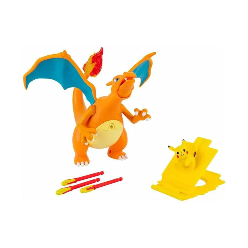 Deluxe Charizard Flame & Flight - Pokémon - Jazwares | 30cm x 11cm x 23cm