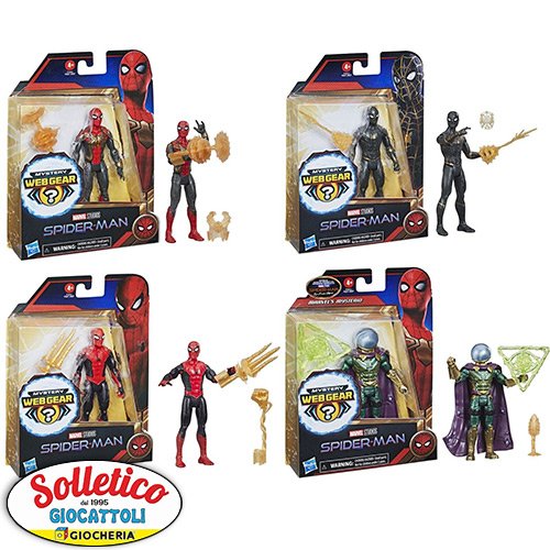 Marvel Spider-Man: Mistery Web Gear - Personalizza l'azione con armature esclusive | 6cm x 3cm x 13cm