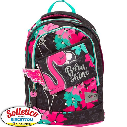 Zaino Estensibile - Flamingo: stile e magia per la scuola