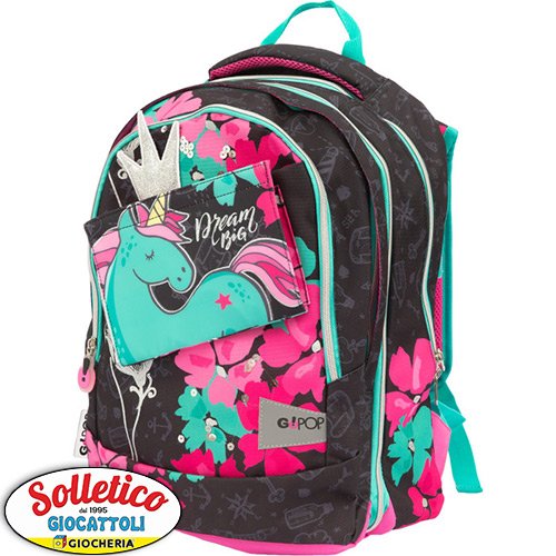 Zaino Estensibile - Flamingo: stile e magia per la scuola