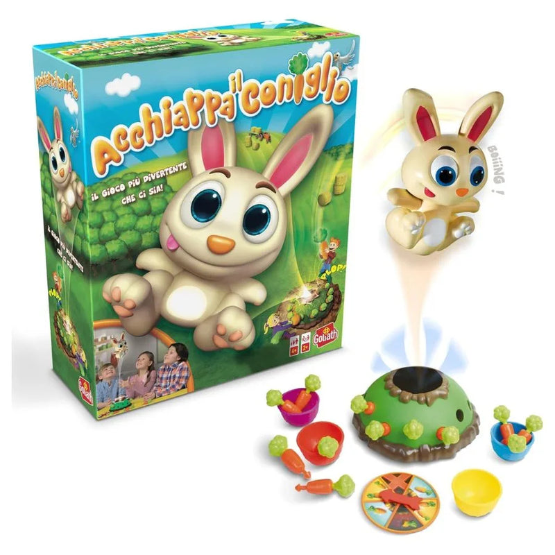 Acchiappa il Coniglio – Gioco da Tavolo per Bambini - Goliath | 12,5cm x 6cm x 23cm