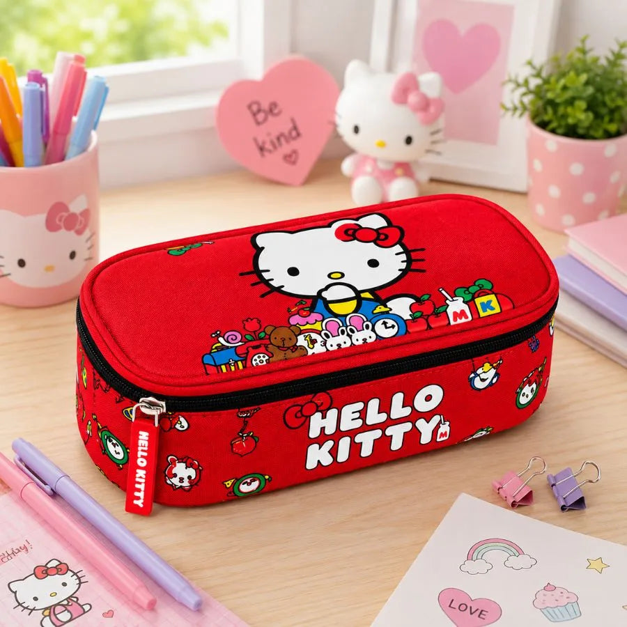 Astuccio Ovale Hello Kitty – SANRIO - Franco Cosimo Panini | 22,5cm x 11cm x 7cm