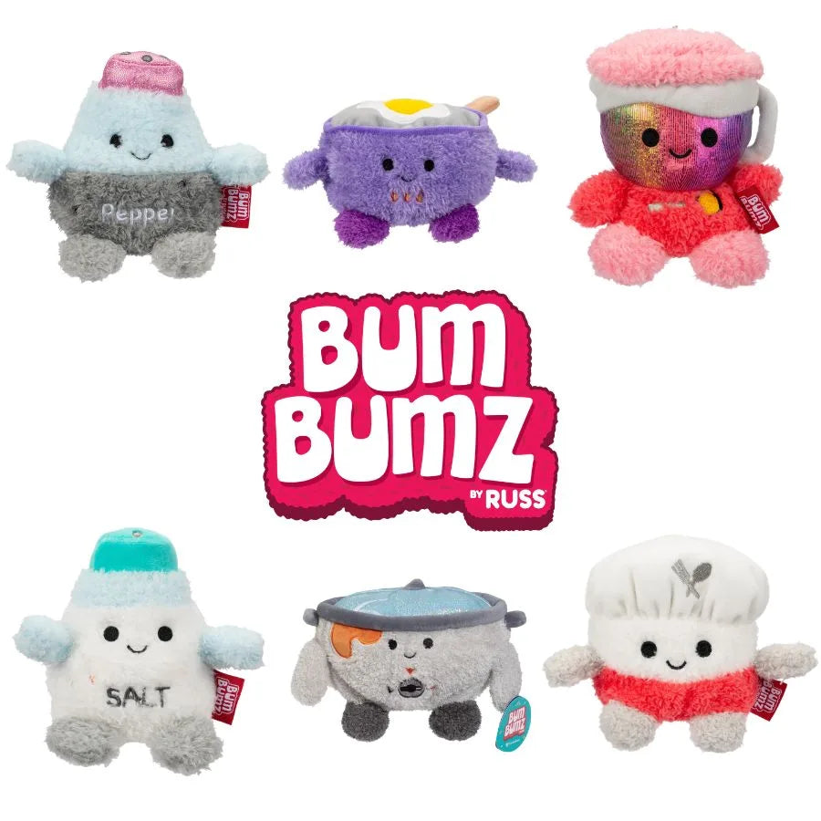 BUMBUMZ Kitchen Bumz - Peluche ispirati alla cucina - Jazwares | 22cm x 11cm x 20cm