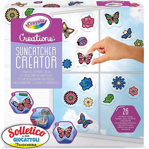 Crayola Creations - Suncatcher Creator: Libera la Fantasia e Crea Acchiappasole Colorati!