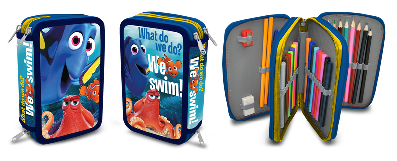 Astuccio 3 Zip Dory Kids