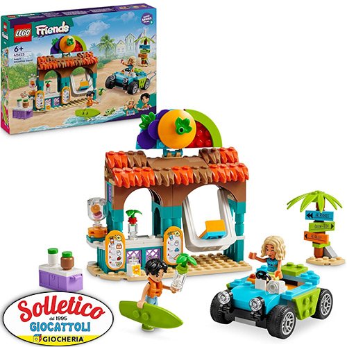 LEGO Friends - Bancarella dei Frullati sulla Spiaggia (42625): Avventure estive in miniatura!