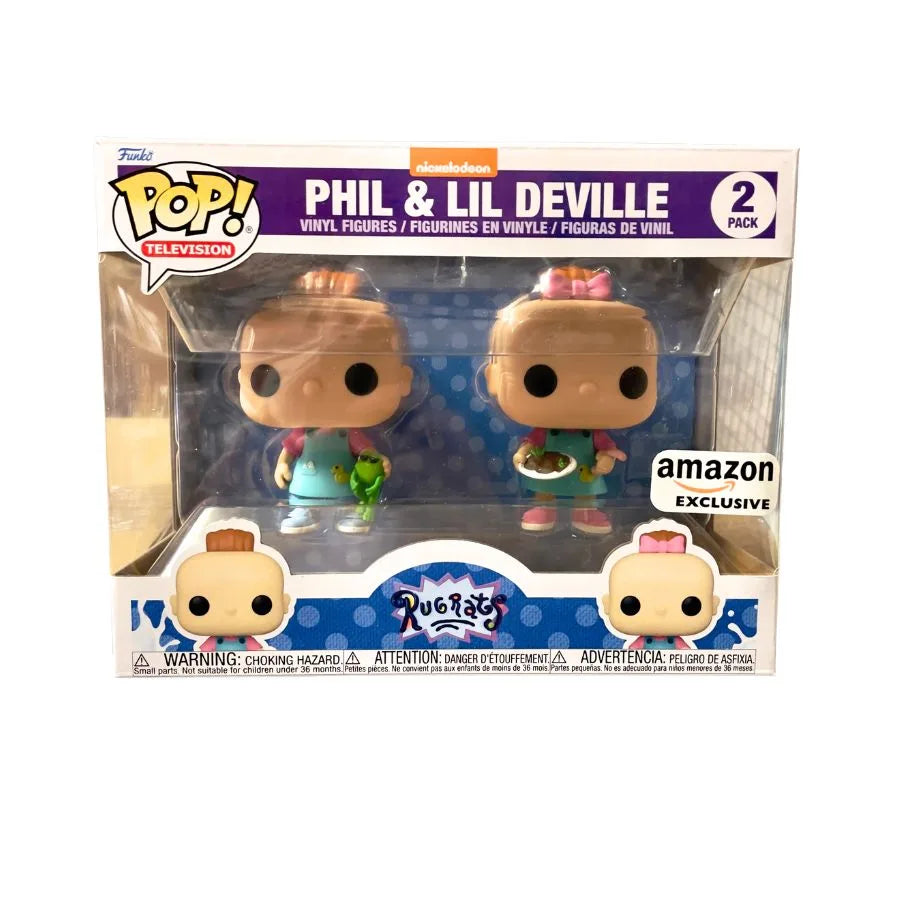 Funko Pop Phil e Lil Deville – Nickelodeon Rugrats – Funko | 20cm x 9cm x 16cm