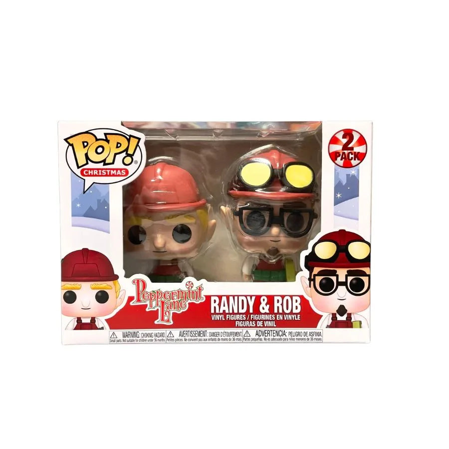 Funko Pop Randy e Rob – Peppermint Lane Holiday – Funko | 16cm x 9cm x 11cm