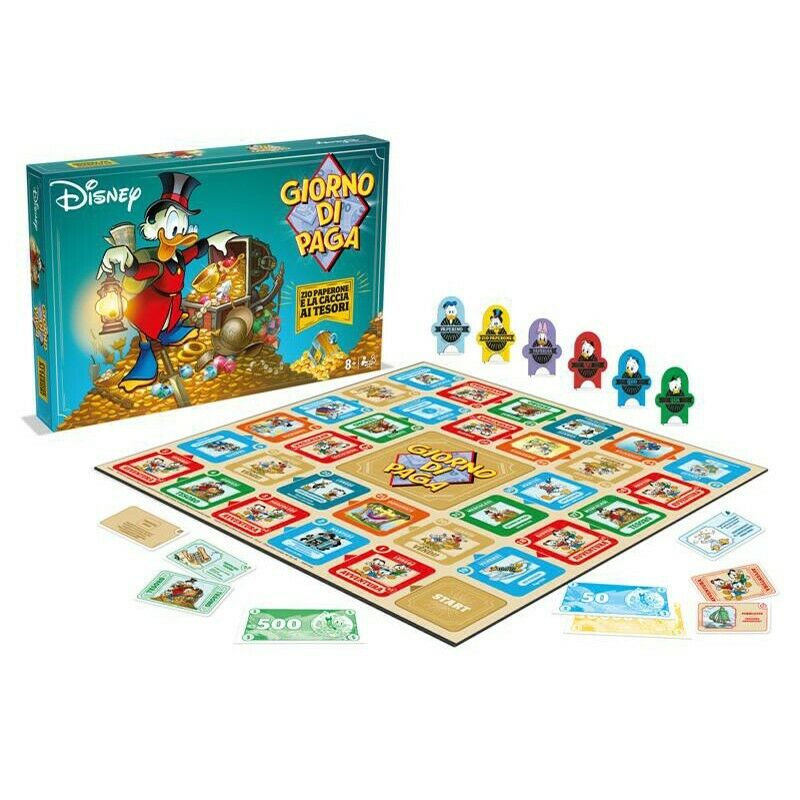 Giorno di Paga Disney – Zio Paperone e la Caccia ai Tesori - Winning Moves | 10 cm x 10 cm x 15 cm