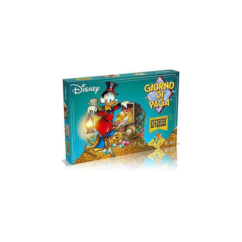 Giorno di Paga Disney – Zio Paperone e la Caccia ai Tesori - Winning Moves | 10 cm x 10 cm x 15 cm