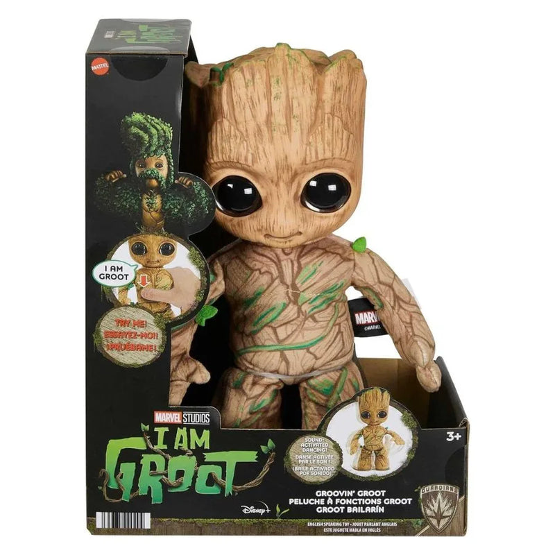 Groot Peluche Interattivo – I Am Groot Ballerino - Marvel Studios - Mattel | 15cm x 12cm x 30cm