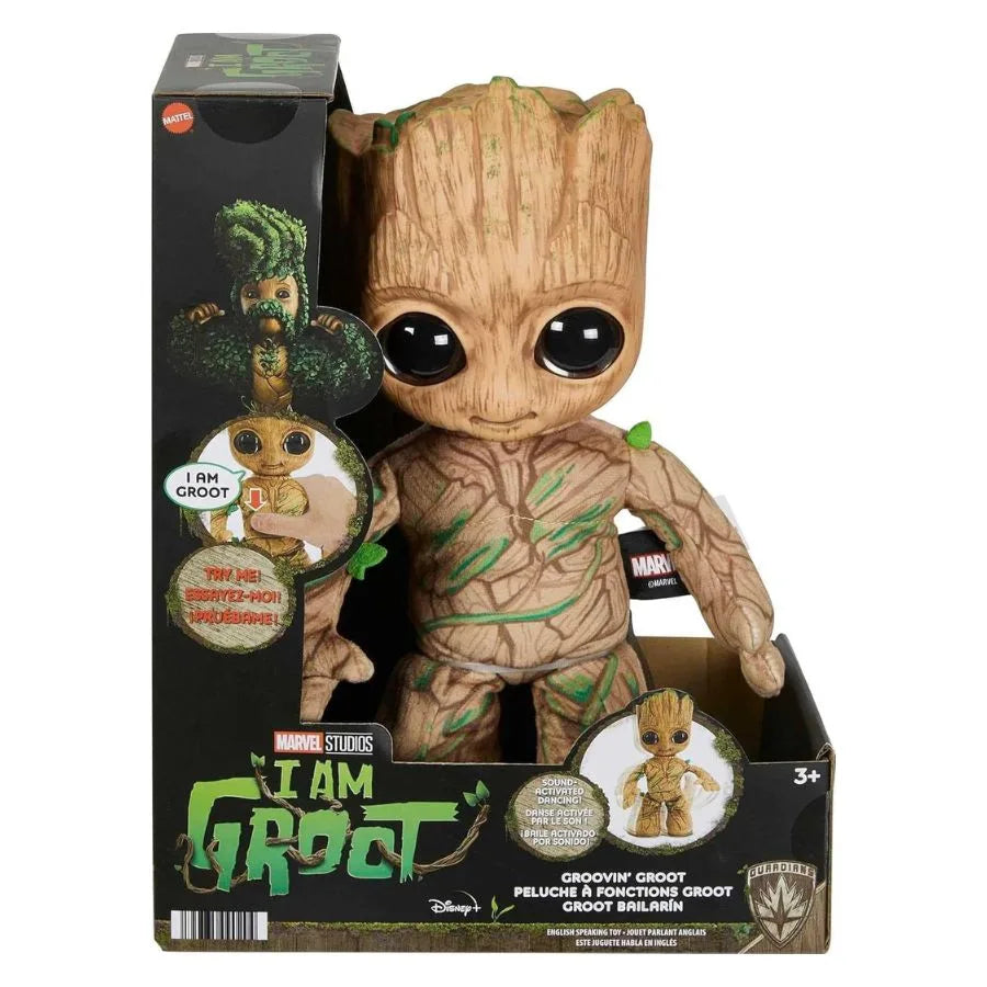 Groot Peluche Interattivo – I Am Groot Ballerino - Marvel Studios - Mattel | 15cm x 12cm x 30cm