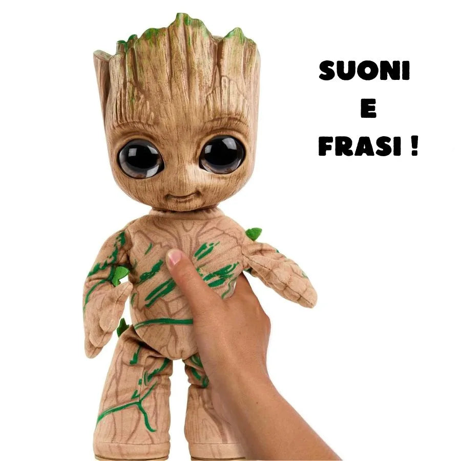Groot Peluche Interattivo – I Am Groot Ballerino - Marvel Studios - Mattel | 15cm x 12cm x 30cm