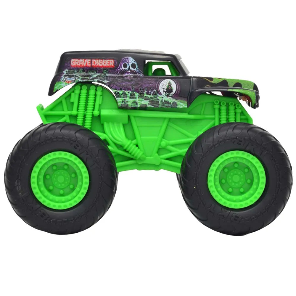 Monster Jam Grave Digger & Megalodon – Pack Doppio Veicoli Luminosi 1:43 – Spin Master | 30,5cm x 12cm x 13cm