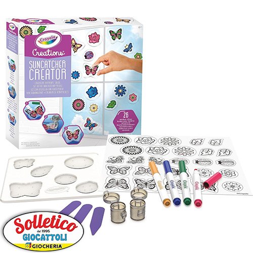 Crayola Creations - Suncatcher Creator: Libera la Fantasia e Crea Acchiappasole Colorati!