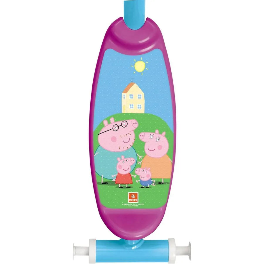 Monopattino 3 Ruote Peppa Pig – Doppia ruota posteriore - Mondo | 57cm x 26cm x 60cm