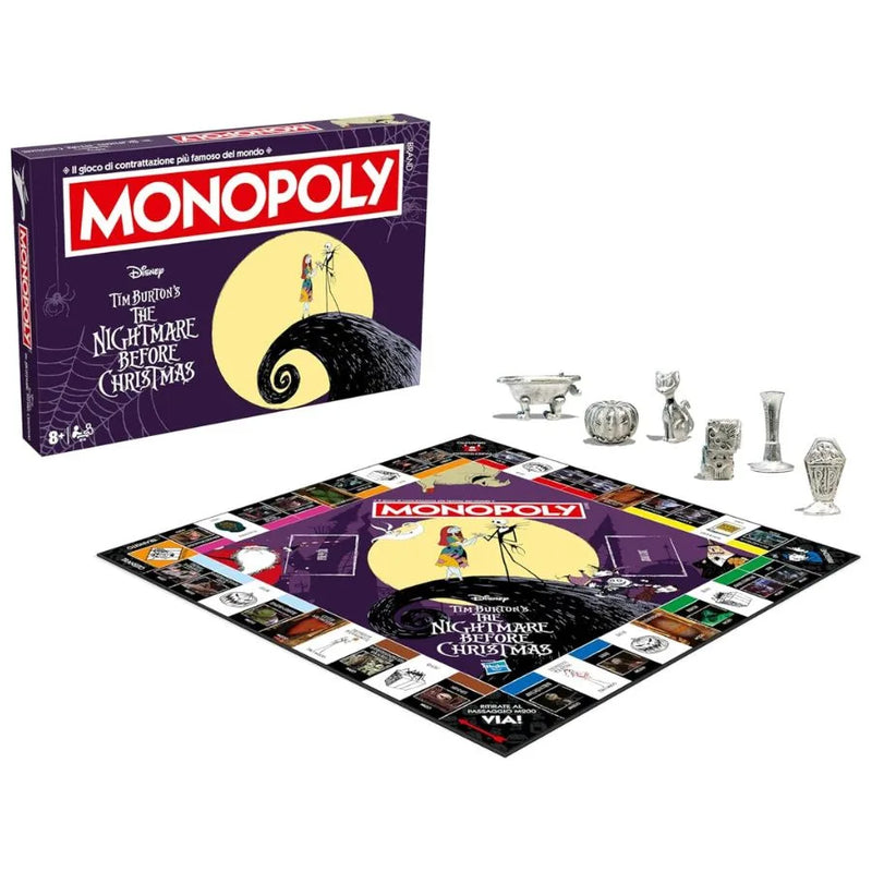 Monopoly Nightmare Before Christmas - Edizione Italiana - Hasbro | 40cm x 6cm x 27cm