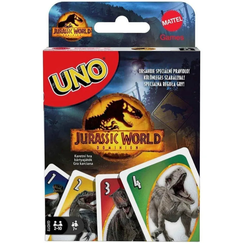 UNO Jurassic World Dominion – Carte Dinosauro per Tutti