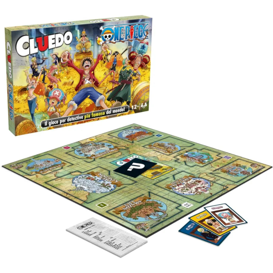 Cluedo One Piece - Gioco da Tavolo per Fan - Winning Moves | 40cm x 5cm x 27cm