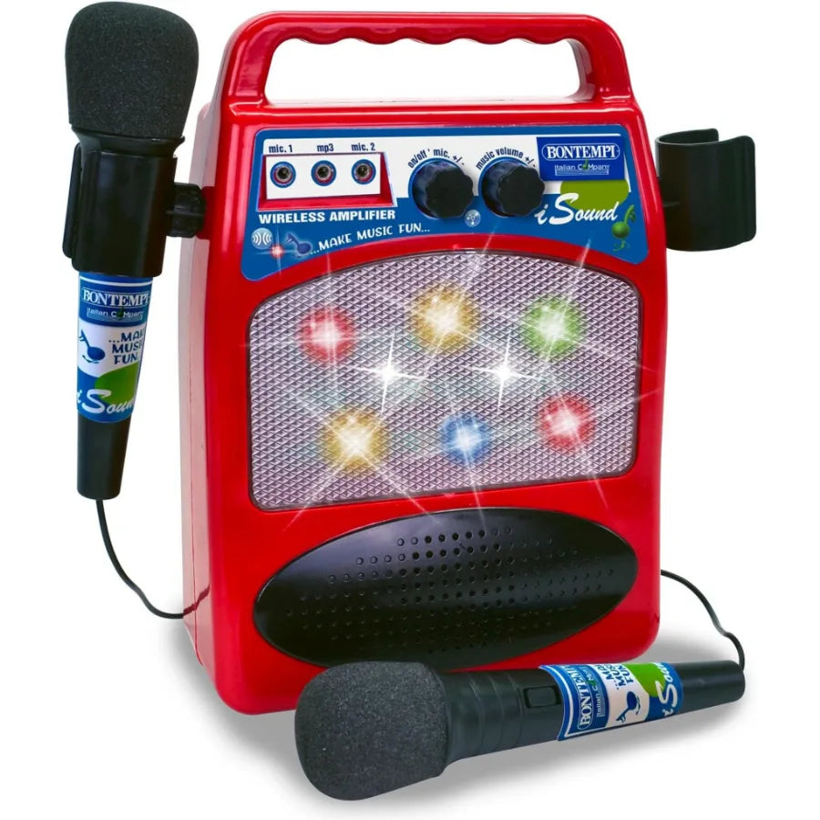 Amplificatore Wireless con Doppio Microfono – Bontempi SonicSync