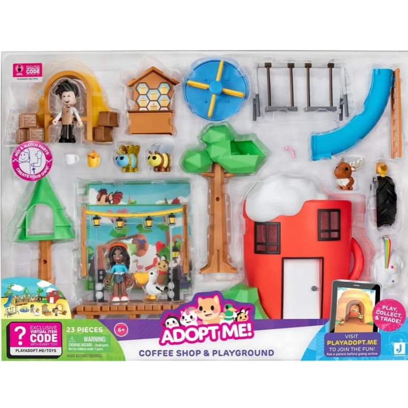 Adopt Me! Playset Coffee Shop & Playground Ufficiale