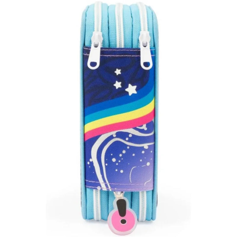 GO POP Astuccio Triplo Unicorn con Set Scuola Completo