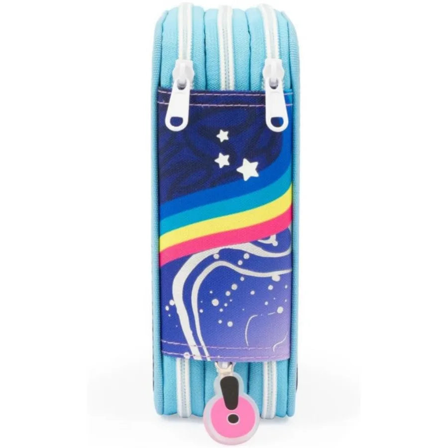 GO POP Astuccio Triplo Unicorn con Set Scuola Completo