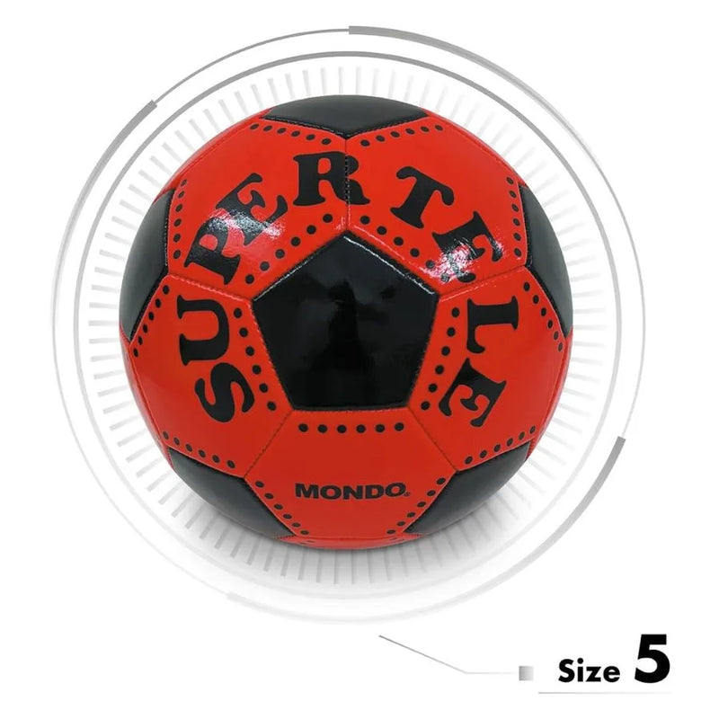 Pallone da Calcio Cucito Super Tele – Misura 5 - Mondo | 23cm x 23cm x 23cm