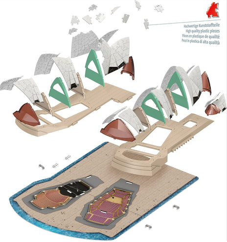 Puzzle 3D Sydney opera house