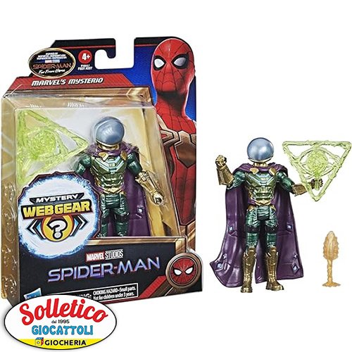 Marvel Spider-Man: Mistery Web Gear - Personalizza l'azione con armature esclusive | 6cm x 3cm x 13cm