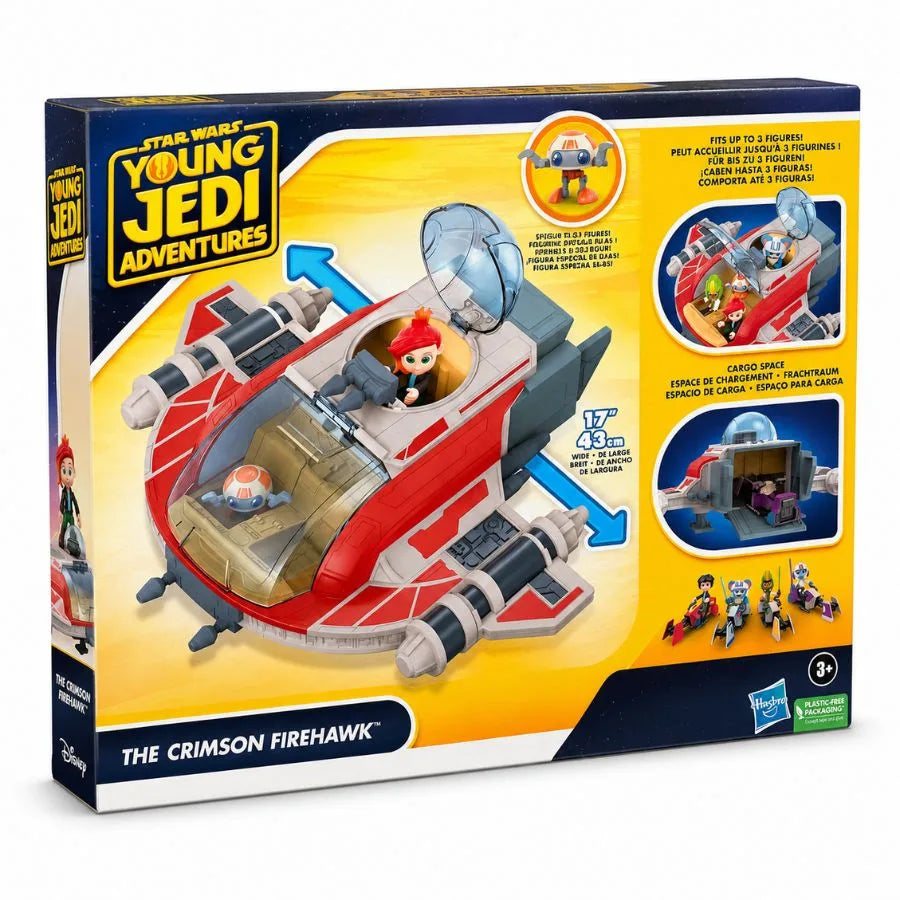 The Crimson Firehawk – Nave Star Wars Young Jedi Adventures - Hasbro | 43cm x 10,2cm x 31,8cm