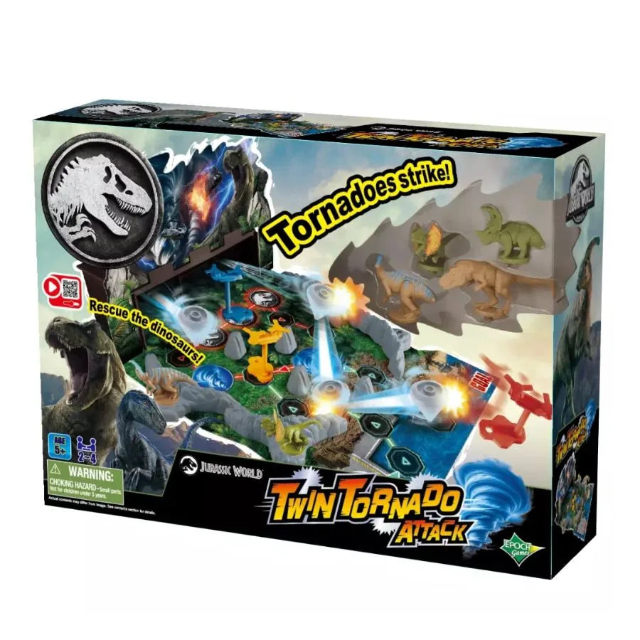 Twin Tornado Attack - Jurassic World - EPOCH Games | 36cm x 9cm x 26,5cm
