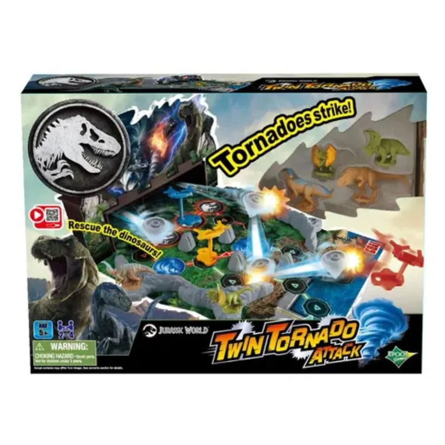 Twin Tornado Attack - Jurassic World - EPOCH Games | 36cm x 9cm x 26,5cm
